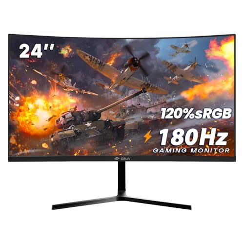 Crua 24 165Hz 180Hz Curved Gaming Monitor