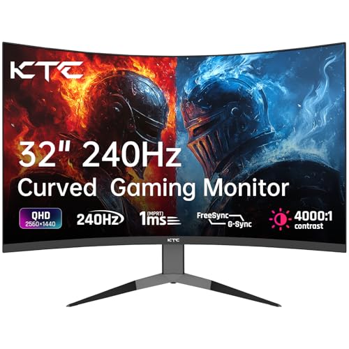 Ktc 32 Inch 240Hz Curved Gaming Monitor
