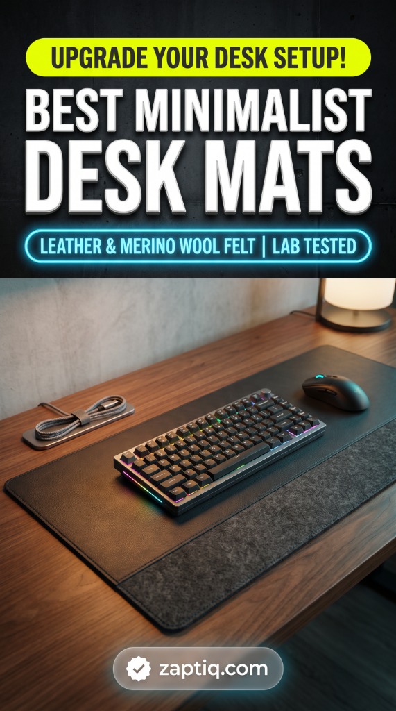 Best Minimalist Desk Mats and Desk Pads for Ultra-Clean Setups