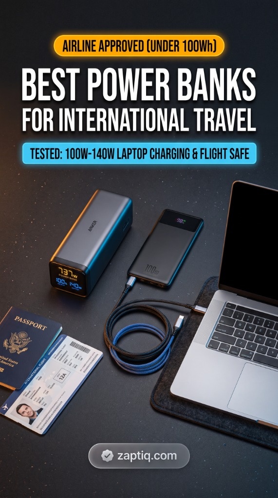 Best Portable Power Banks for International Travel