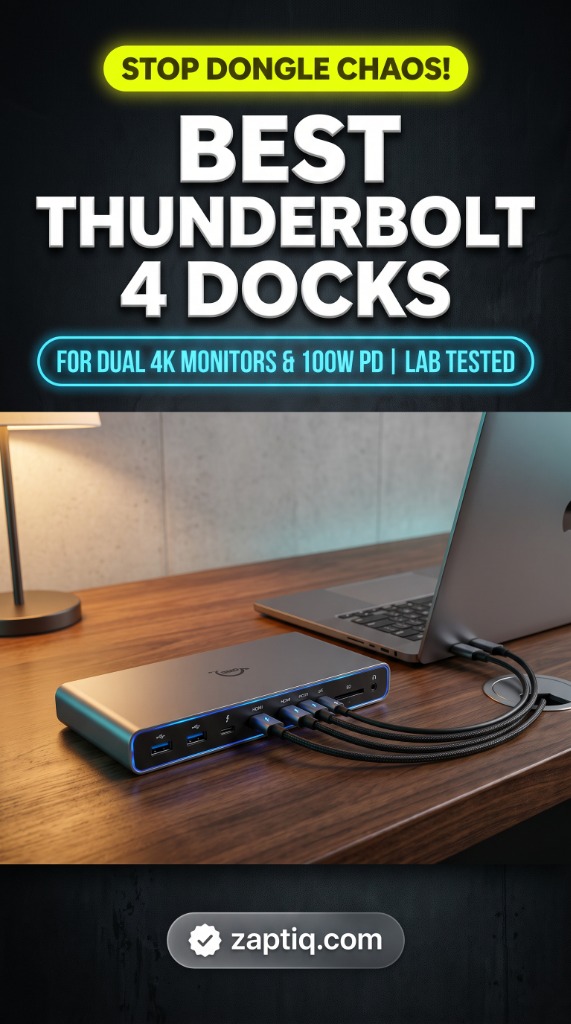 Best Thunderbolt 4 Docking Stations for Dual 4K Laptops