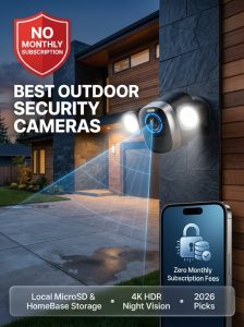 Best Outdoor Security Cameras with Local Storage (No Monthly Subscription Fee)